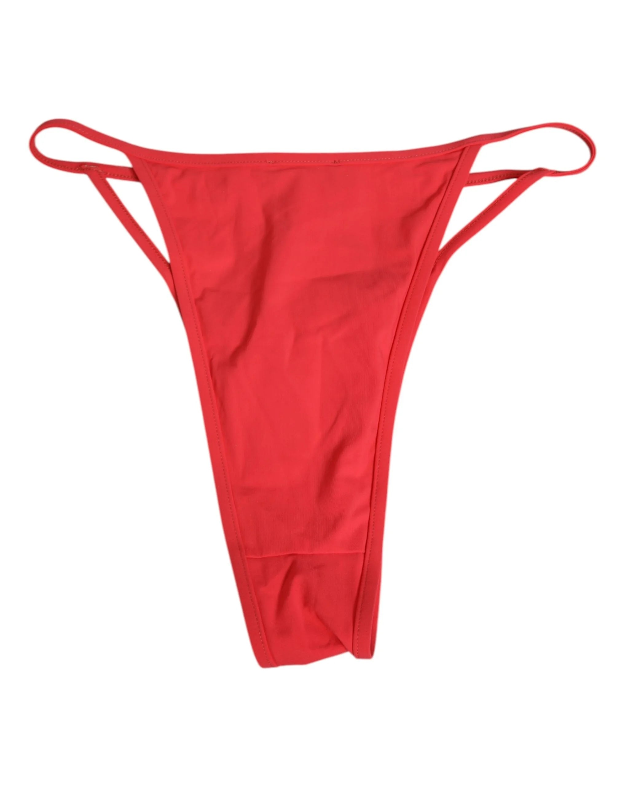Dolce & Gabbana Red Nylon Stretch Tanga Brief Panty Underwear - IT2 | S - Briefs