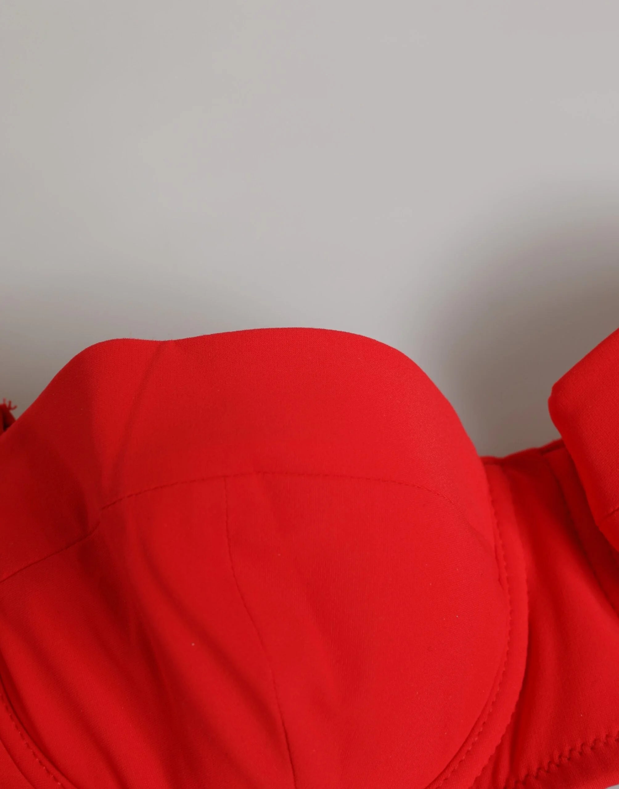 Dolce & Gabbana Red Nylon Swimsuit 2 Piece Top Bottom Swimwear - IT1 | XS - Classic Bikinis