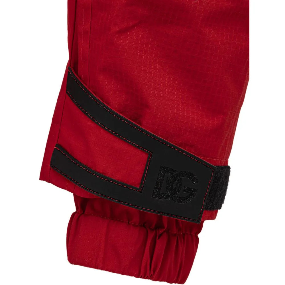 Dolce & Gabbana Red Polyamide Pant - IT48 | M - Cargo Pants