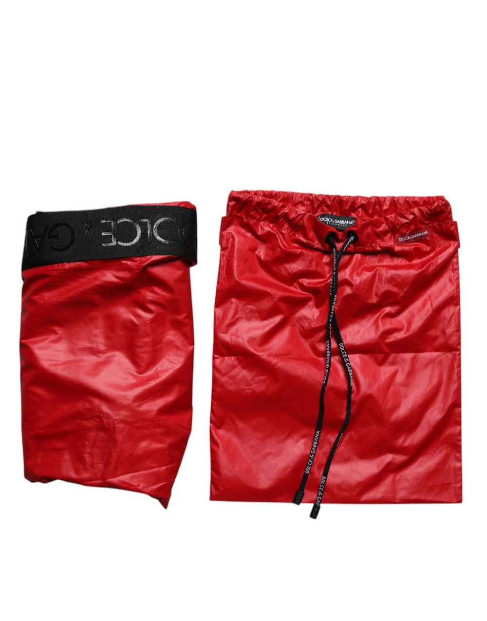 Dolce & Gabbana Red Polyester Beachwear Shorts 2Pc Swimwear - Swim Boxers