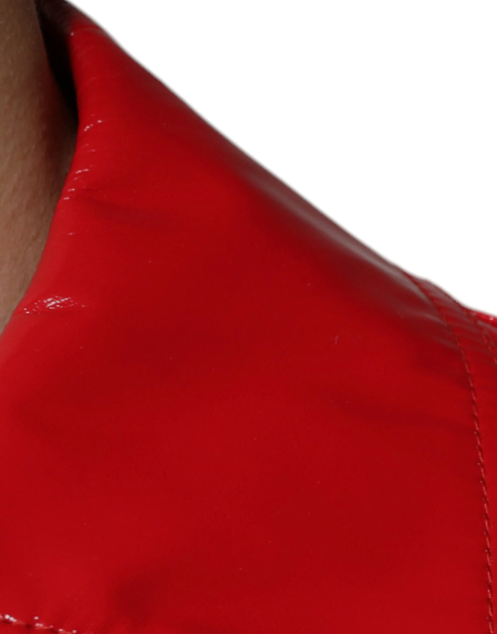 Dolce & Gabbana Red Polyester Button Down Collared Jacket - IT48 | M - Coats & Jackets