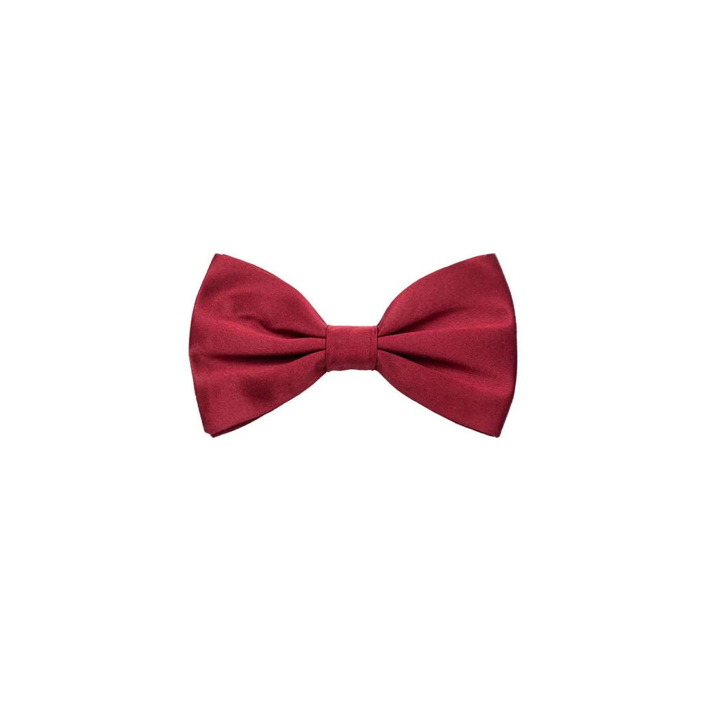 Dolce & Gabbana Red Silk Bowty - One Size - Neckties