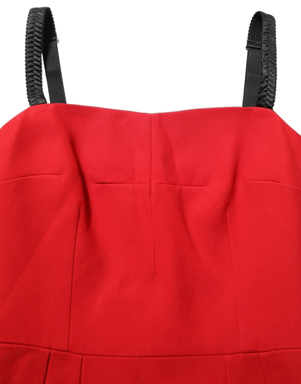 Dolce & Gabbana Red Stretch Bodycon Sheath Knee Length Dress - IT40|S