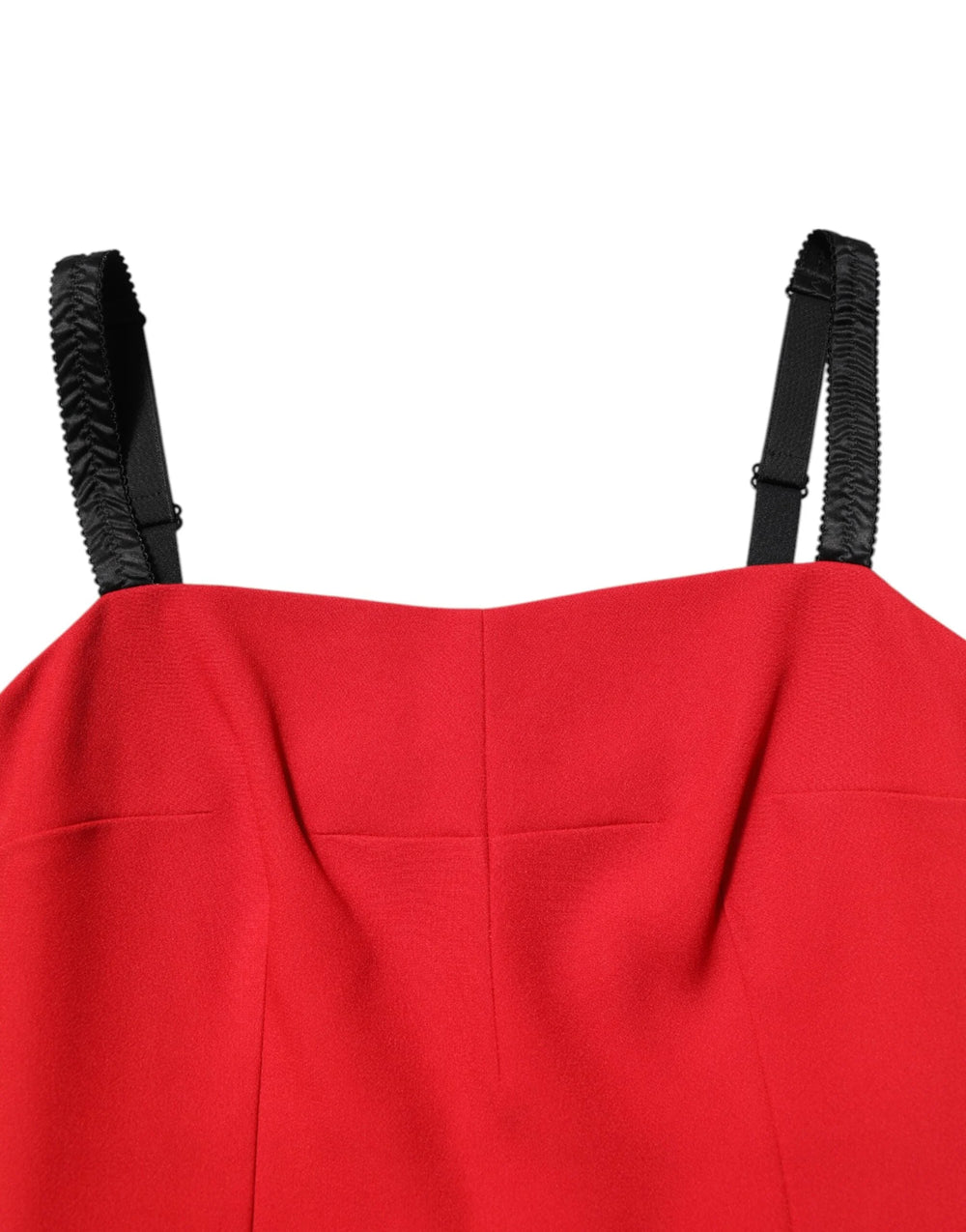 Dolce & Gabbana Red Stretch Bodycon Sheath Knee Length Dress - IT42|M - Dresses