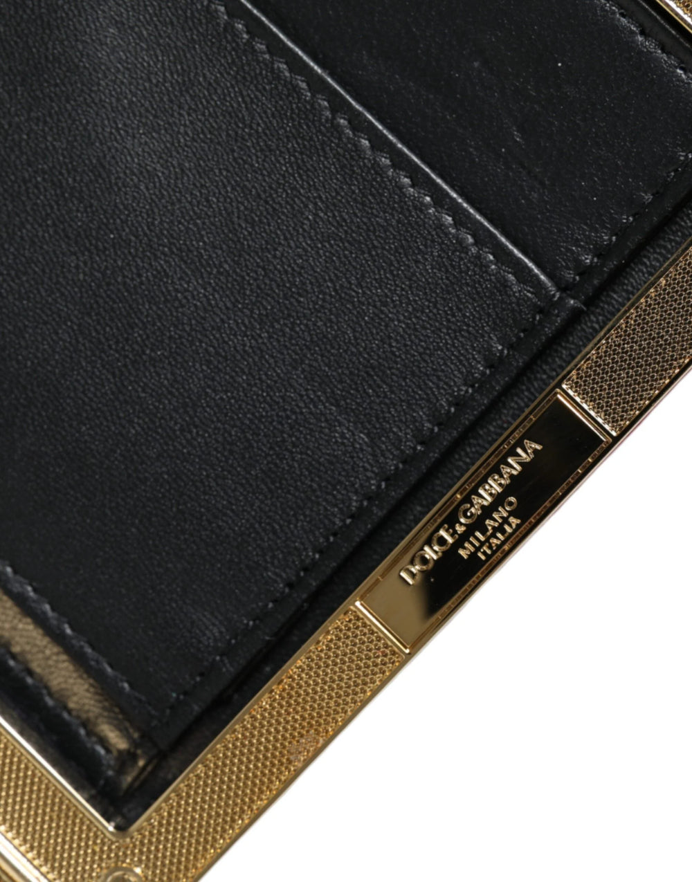 Dolce & Gabbana Red Velvet Gold Frame Clutch Evening Party Purse Bag - Clutch Bags