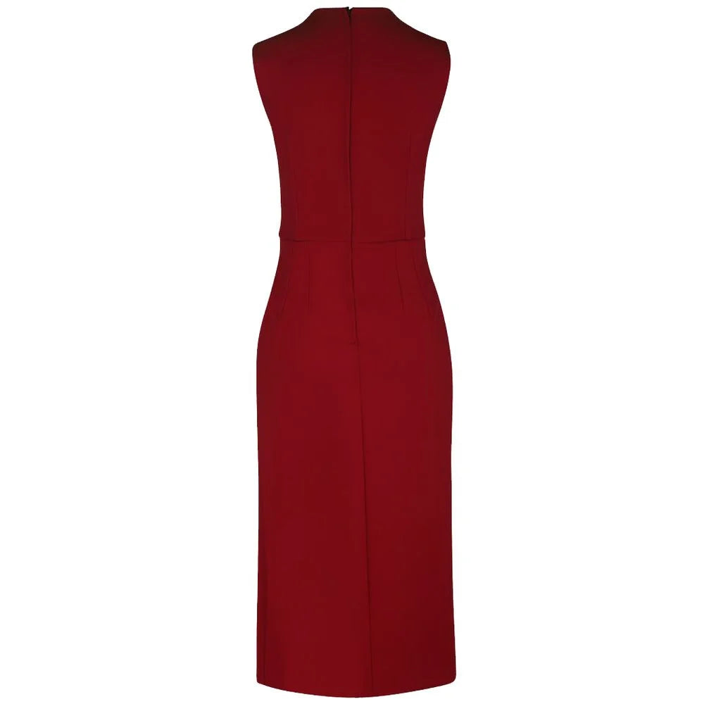 Dolce & Gabbana Red Viscose Dress - IT40|S - Dresses