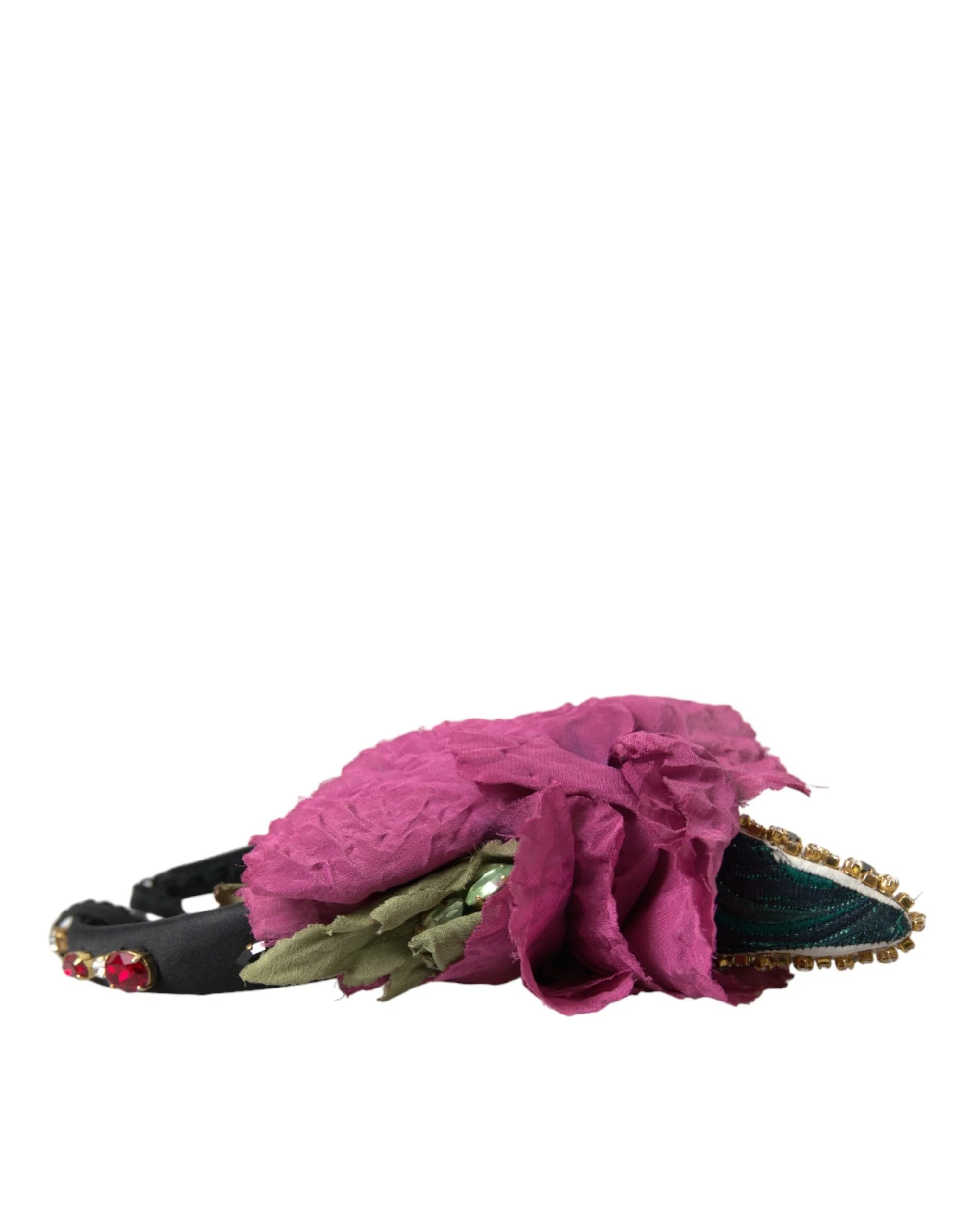 Dolce & Gabbana Red Watermelon Cherry Crystal Hairband Statement Diadem - Headbands