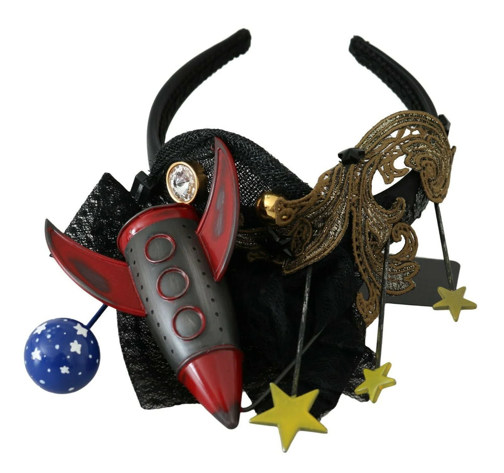 Dolce & Gabbana Rocket Crystal Stars Tiara Diadem Headband - Headbands