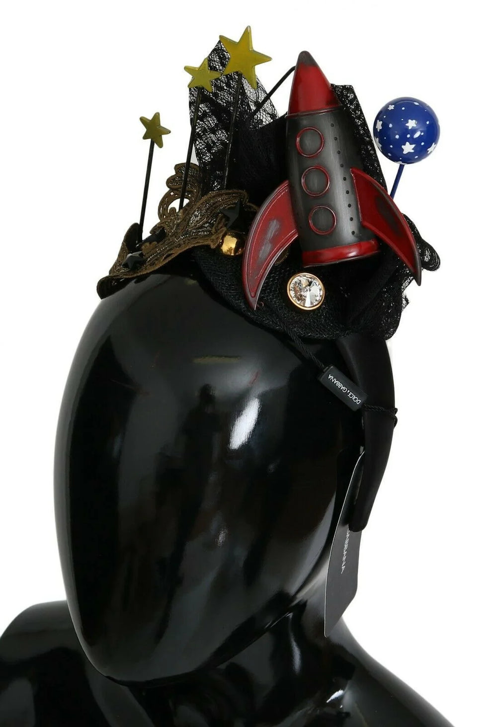 Dolce & Gabbana Rocket Crystal Stars Tiara Diadem Headband - Headbands