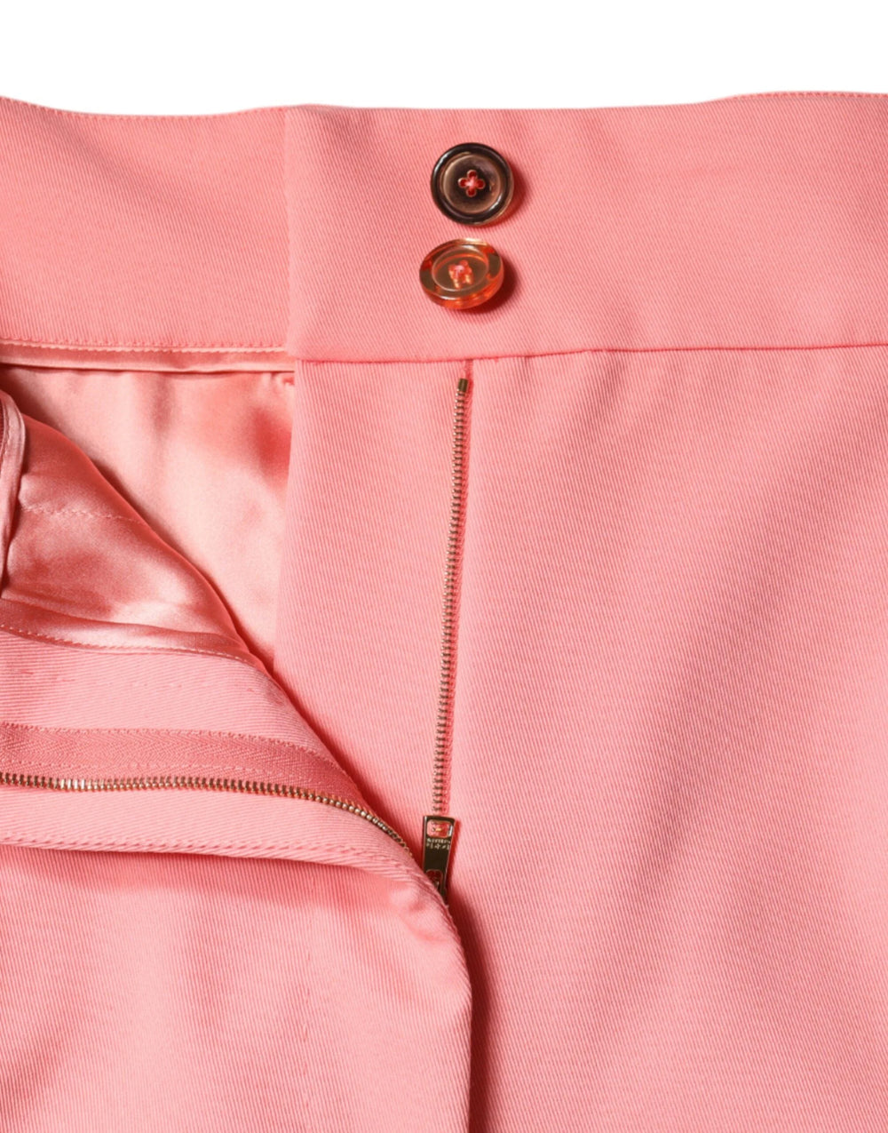 Dolce & Gabbana Rose Pink Polyester High Waist Tapered Pants - IT44 | L - Trousers