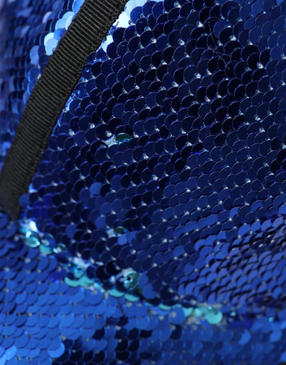 Dolce & Gabbana Royal Blue Sequin Baseball Hat Men - 58 cm|M