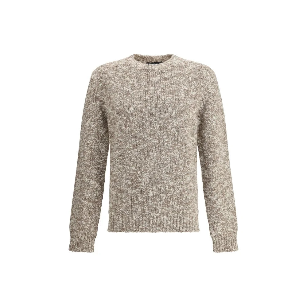 Dolce & Gabbana Shaved wool crew neck Sweater