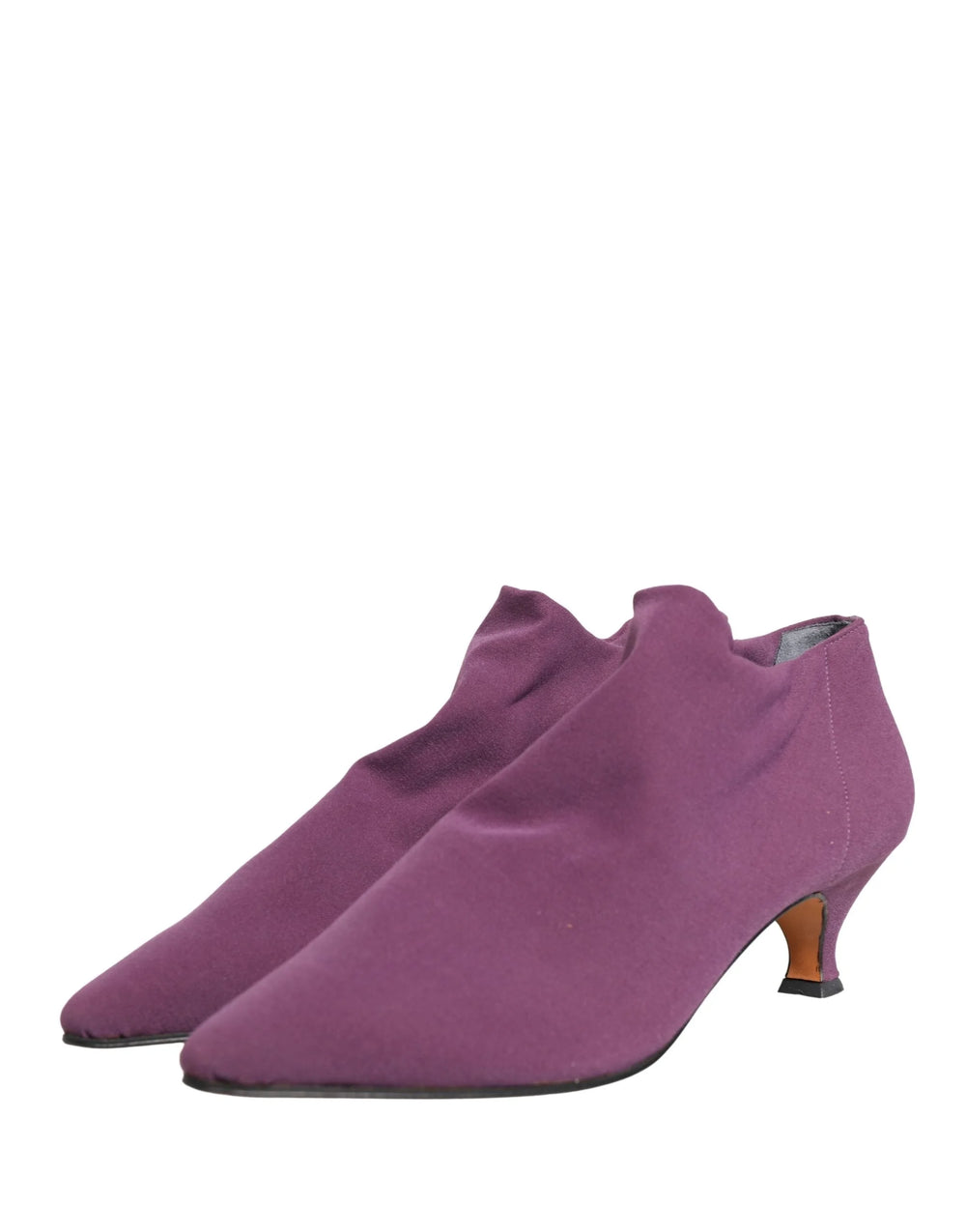 Dolce & Gabbana lila bársony bokacsizma - EU41/US10.5