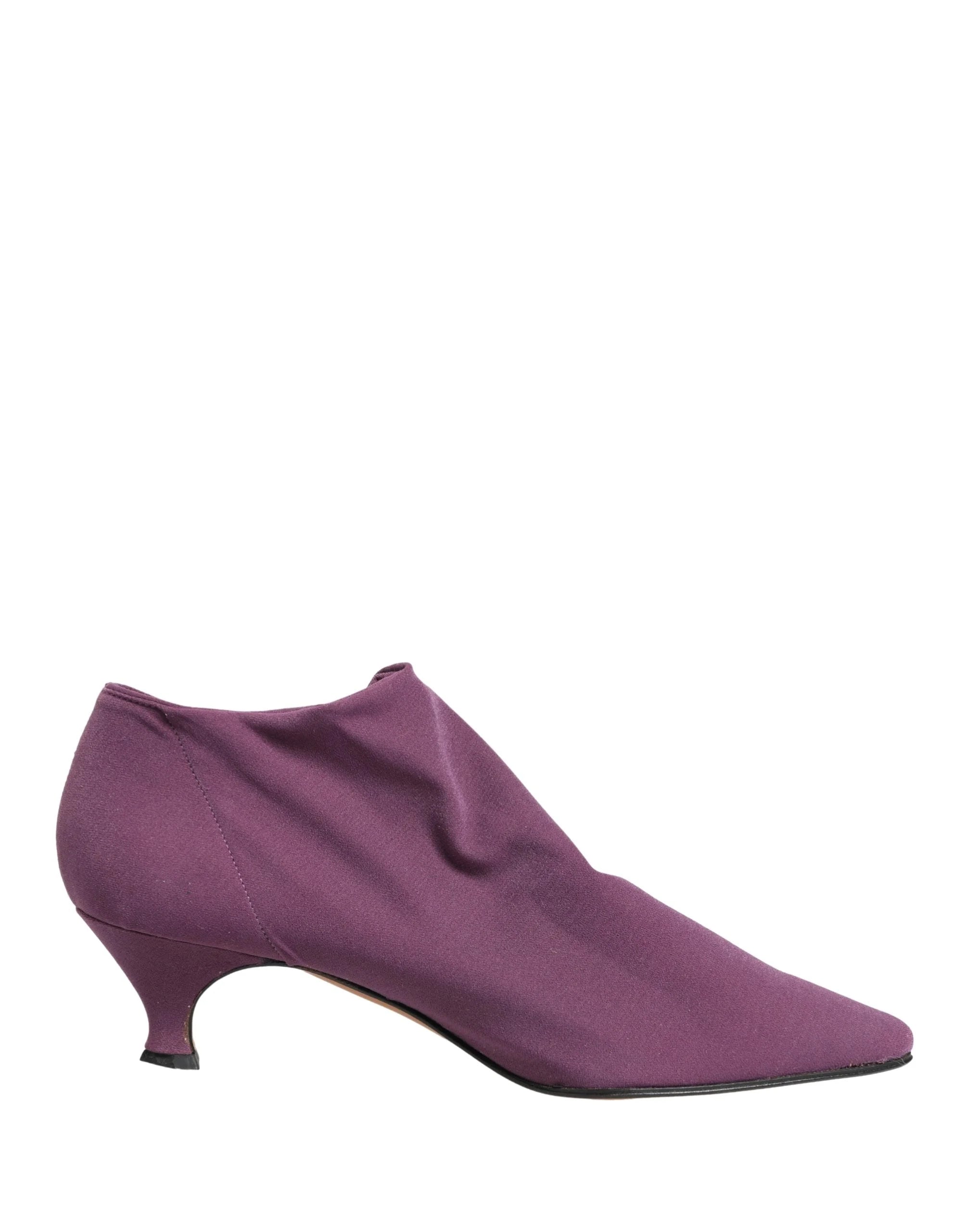 Dolce & Gabbana lila bársony bokacsizma - EU41/US10.5