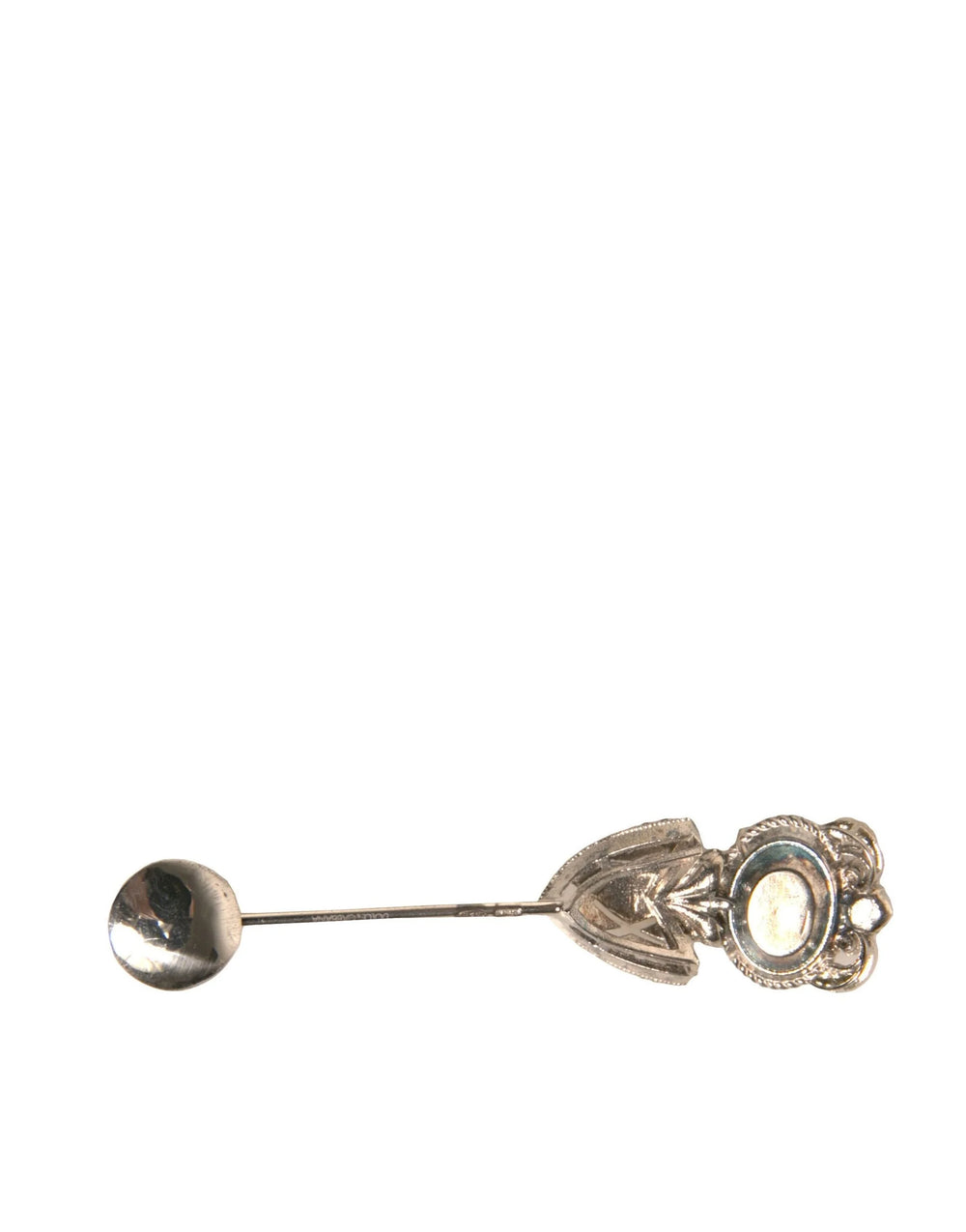 Dolce & Gabbana Silver 925 Sterling Silver Crystals Pin Collar Brooch - Brooches & Lapel Pins