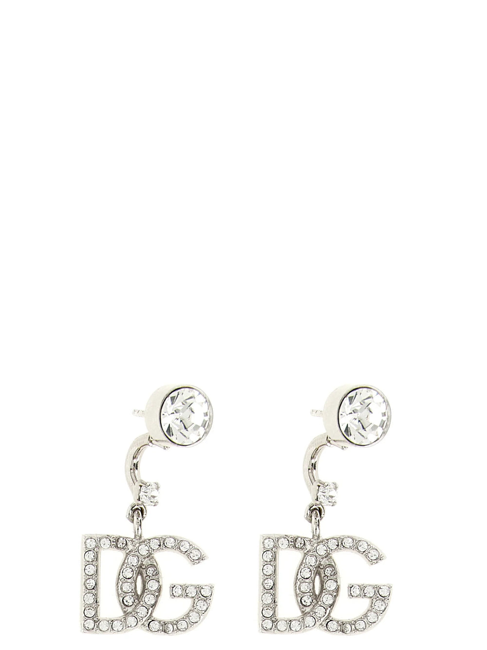 Dolce & Gabbana Silver Brass Earrings - One Size