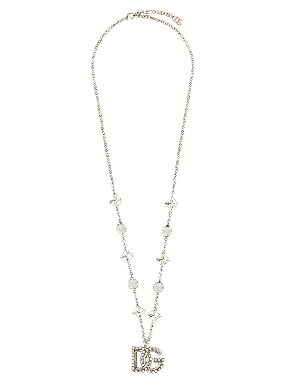 Dolce & Gabbana Silver Brass Necklace - One Size