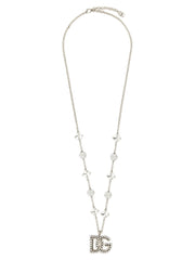 Dolce & Gabbana Silver Brass Necklace - One Size