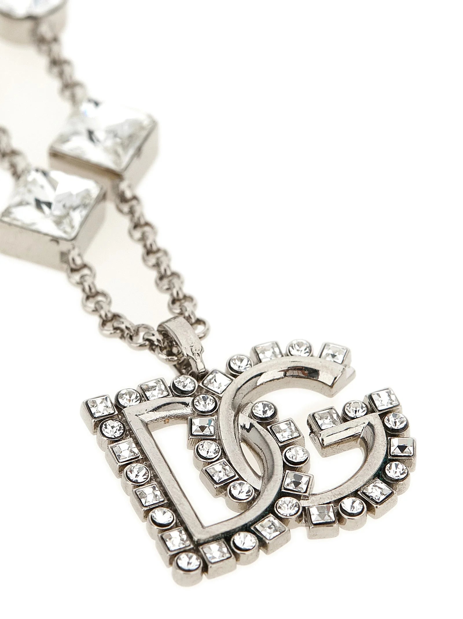 Dolce & Gabbana Silver Brass Necklace - One Size