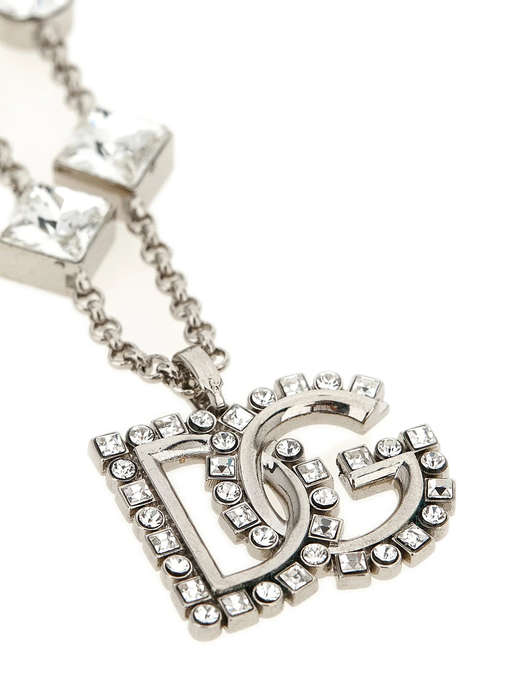 Dolce & Gabbana Silver Brass Necklace - One Size