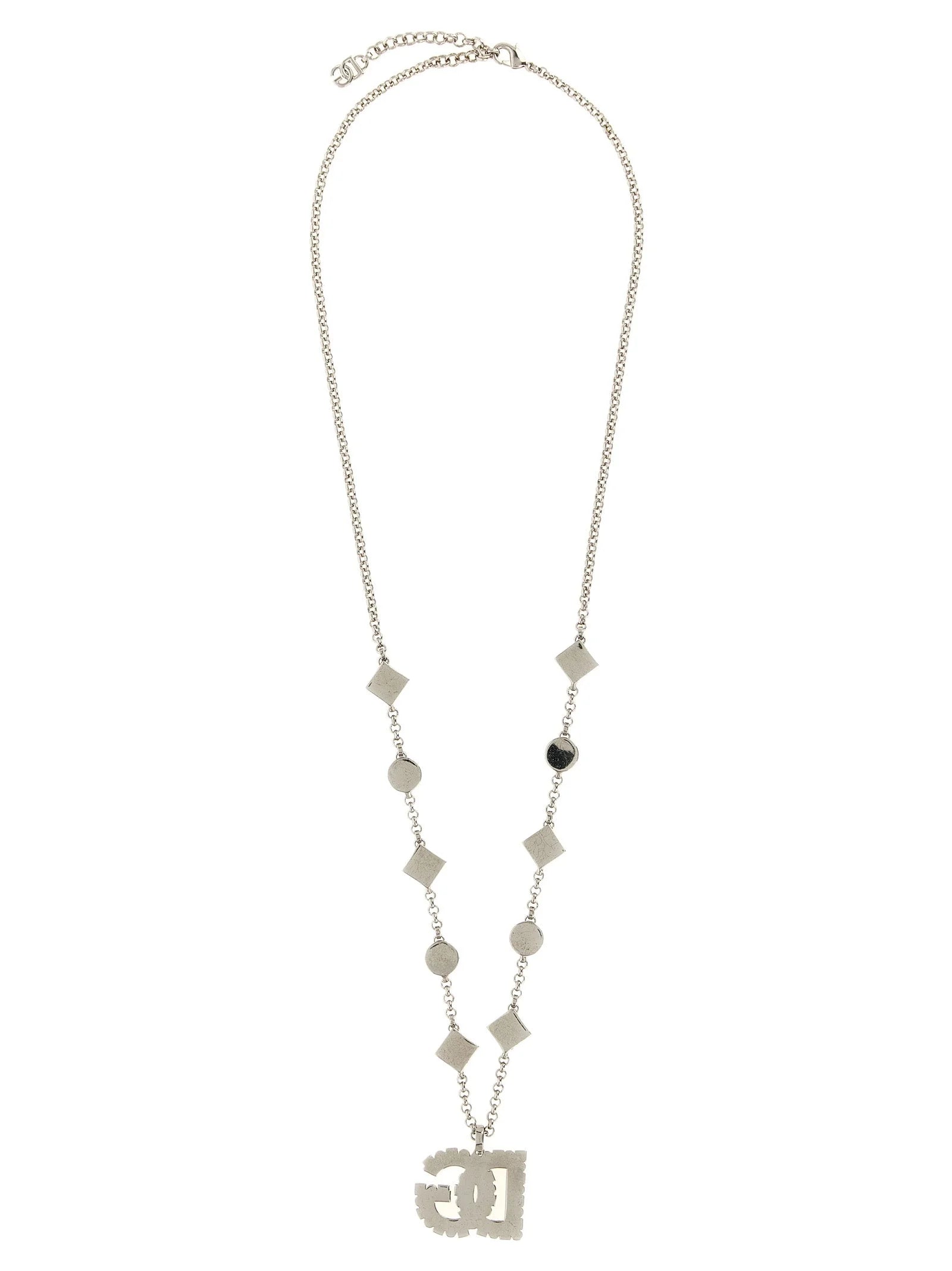 Dolce & Gabbana Silver Brass Necklace - One Size