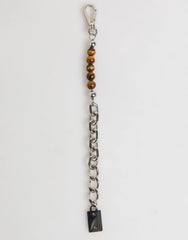 Dolce & Gabbana Silver Chain Brass Beaded Lobster Clasp Logo Men Bracelet - Bracelets