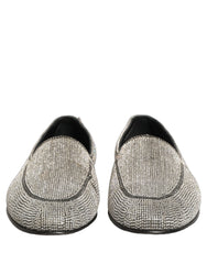 Dolce & Gabbana hõbe kristallidega meeste loafersid - EU43/US10