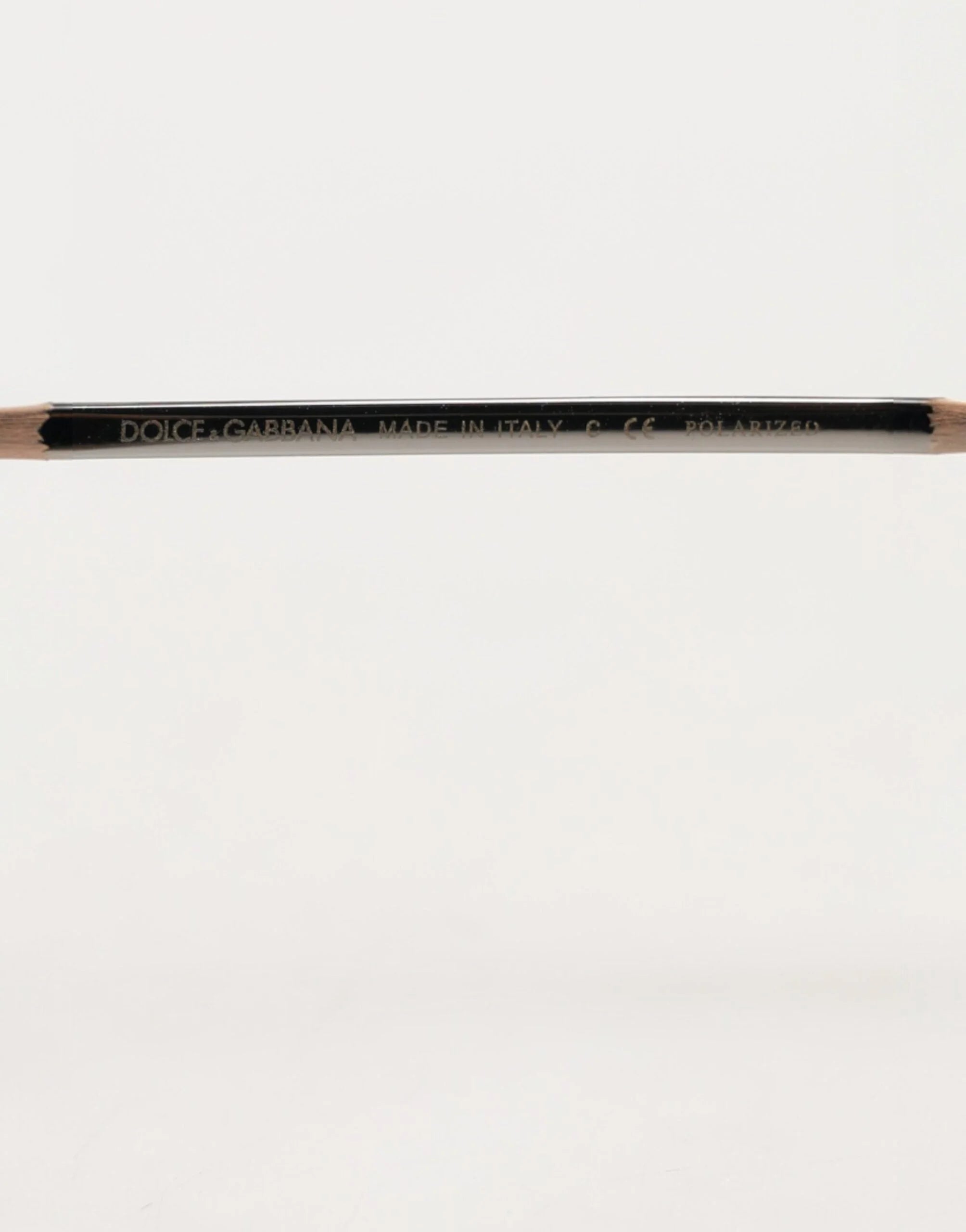 Dolce & Gabbana Silver Metal Frame Polarized Navigator Sunglasses - Sunglasses