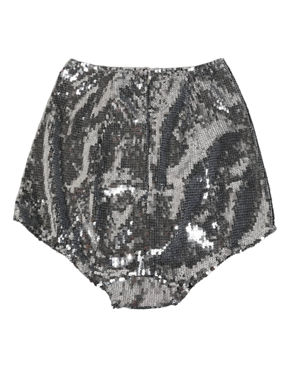 Dolce & Gabbana Silver Nylon Sequined Slip Girdle Panty Underwear - IT2 | S - Thongs