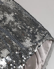 Dolce & Gabbana Silver Nylon Sequined Slip Girdle Panty Underwear - IT2 | S - Thongs