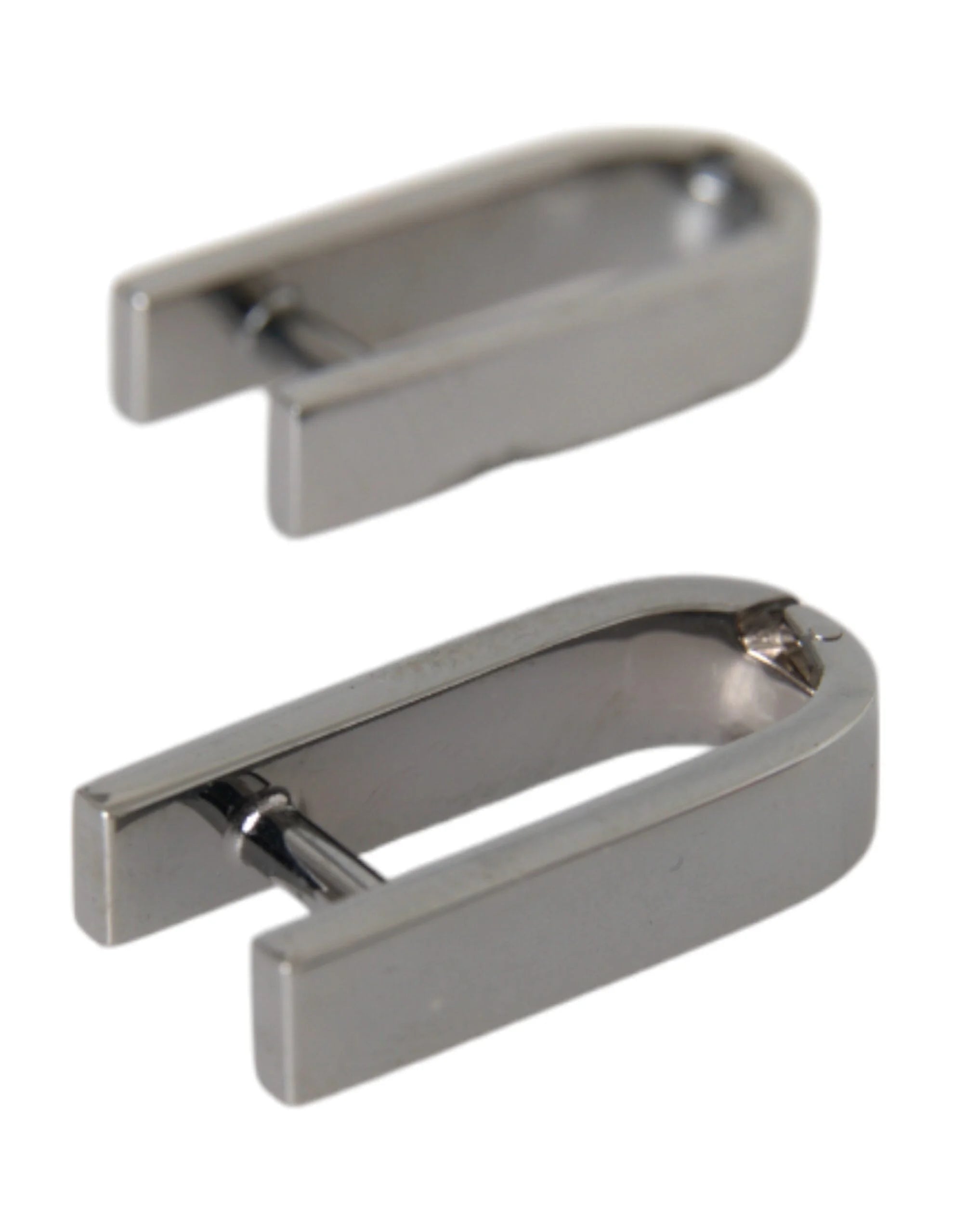 Dolce & Gabbana Silver Plated Metal Brass Pin Men Cufflinks - Cufflinks