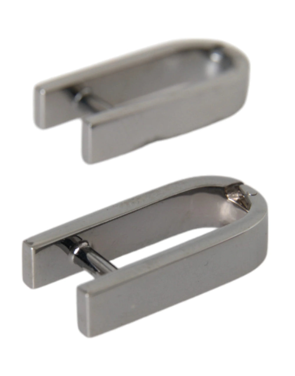 Dolce & Gabbana Silver Plated Metal Brass Pin Men Cufflinks - Cufflinks