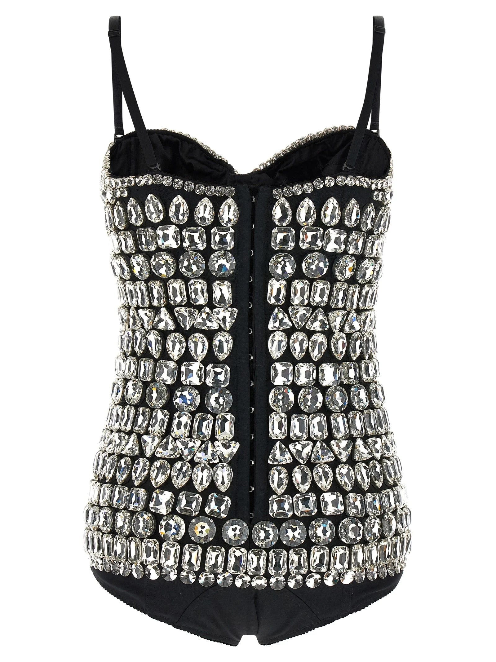 Dolce & Gabbana Silver Polyamide Bodysuit - IT40