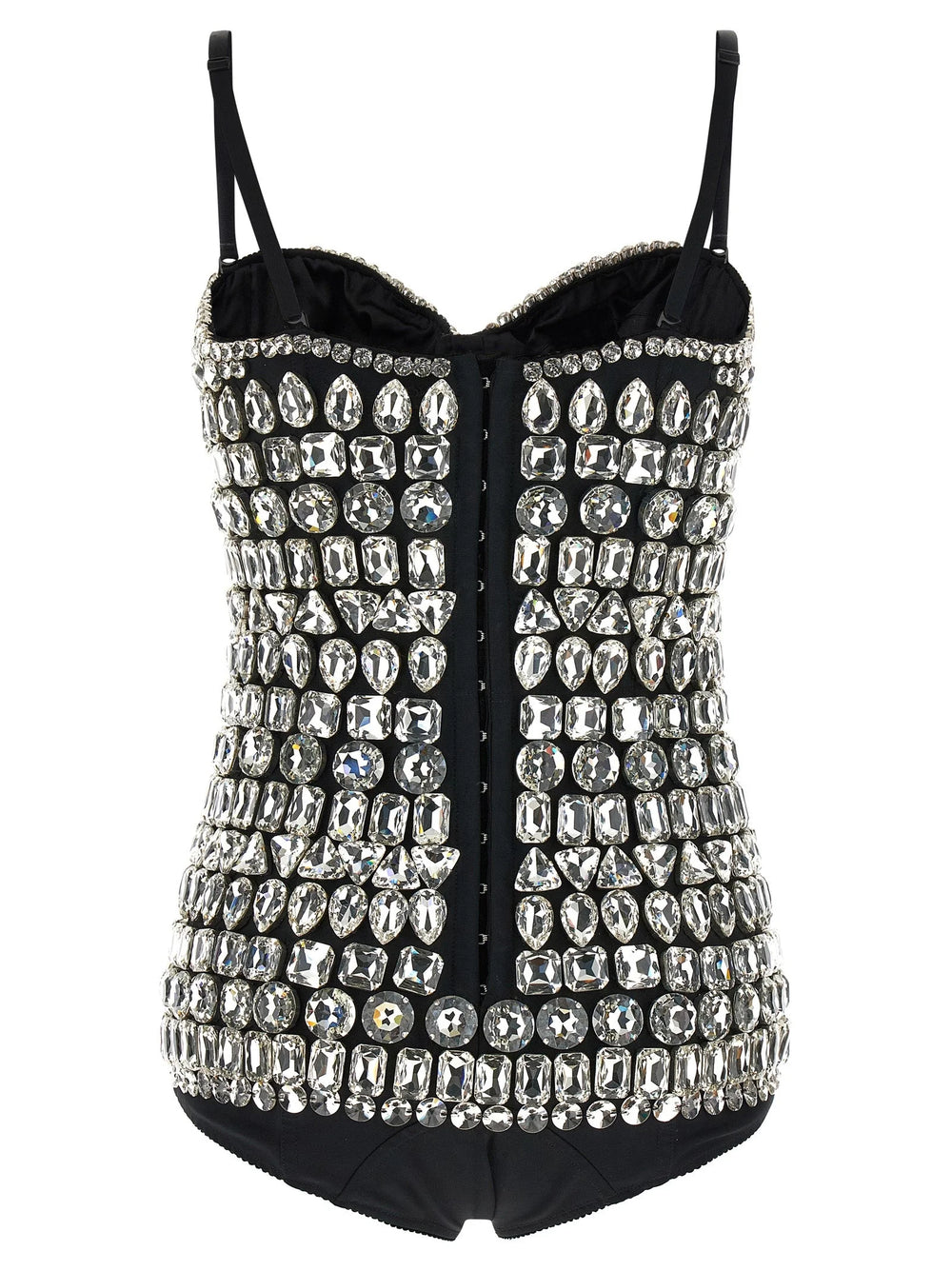 Dolce & Gabbana Silver Polyamide Bodysuit - IT40