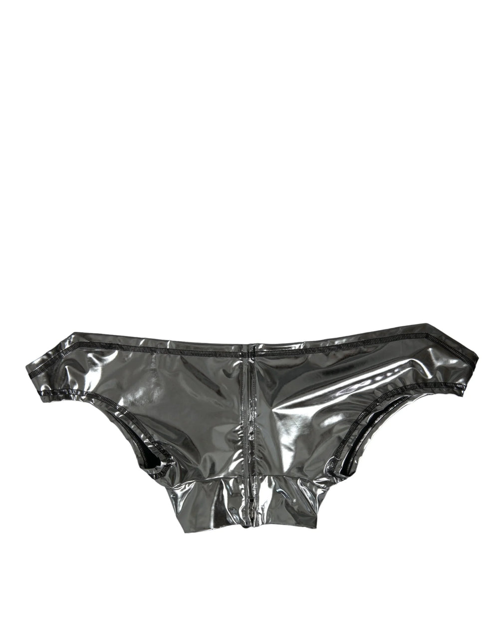 Dolce & Gabbana Silver Polyester Stretch Top - IT40|S - T-Shirts