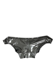 Dolce & Gabbana Silver Polyester Stretch Top - IT40|S - T-Shirts