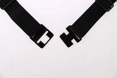 Dolce & Gabbana Silver Wide Belt Silk Cummerbund - IT48 | M - Suspenders