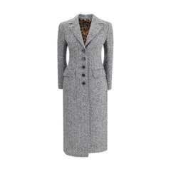 Dolce & Gabbana Single-breasted chevron Coat - IT44 | L