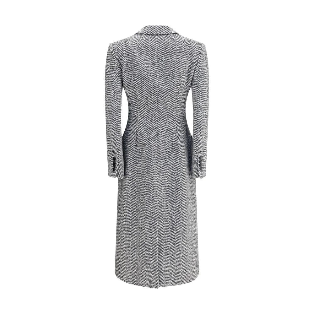 Dolce & Gabbana Single-breasted chevron Coat - IT44 | L