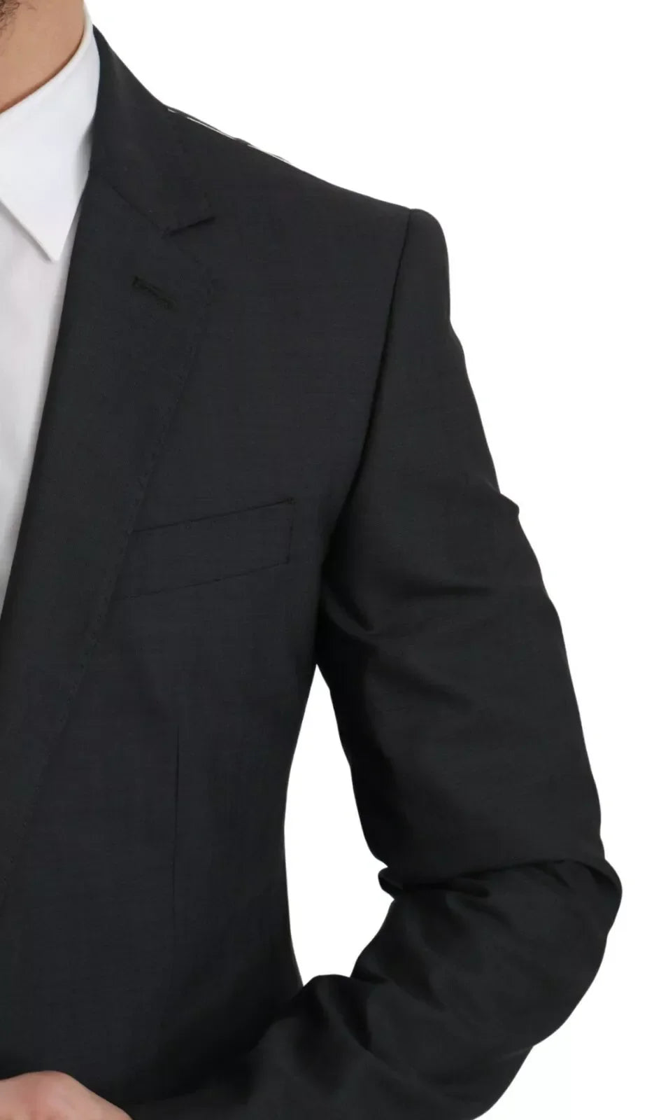 Dolce & Gabbana Slim Fit MARTINI Wool Gray Suit - IT48 | M - Pant Suits