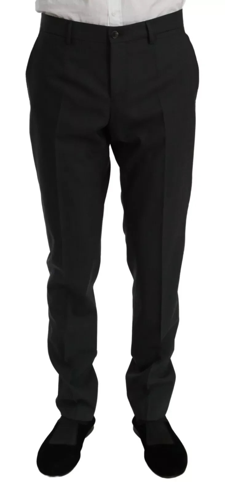 Dolce & Gabbana Slim Fit MARTINI Wool Gray Suit - IT48 | M - Pant Suits