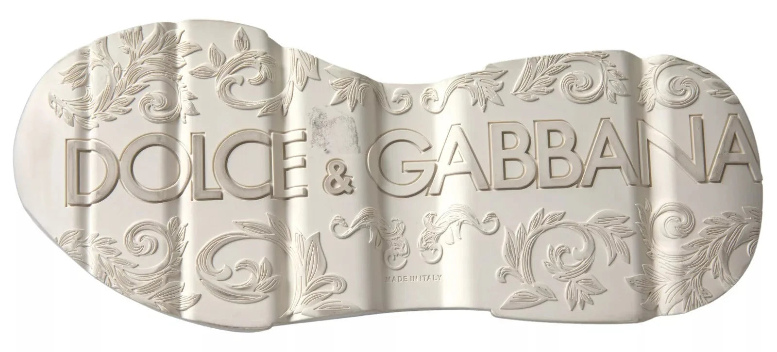 Dolce & Gabbana Sneakers White Beige Leather Sport DAYMASTER Shoes - EU35/US4.5 - Sneakers