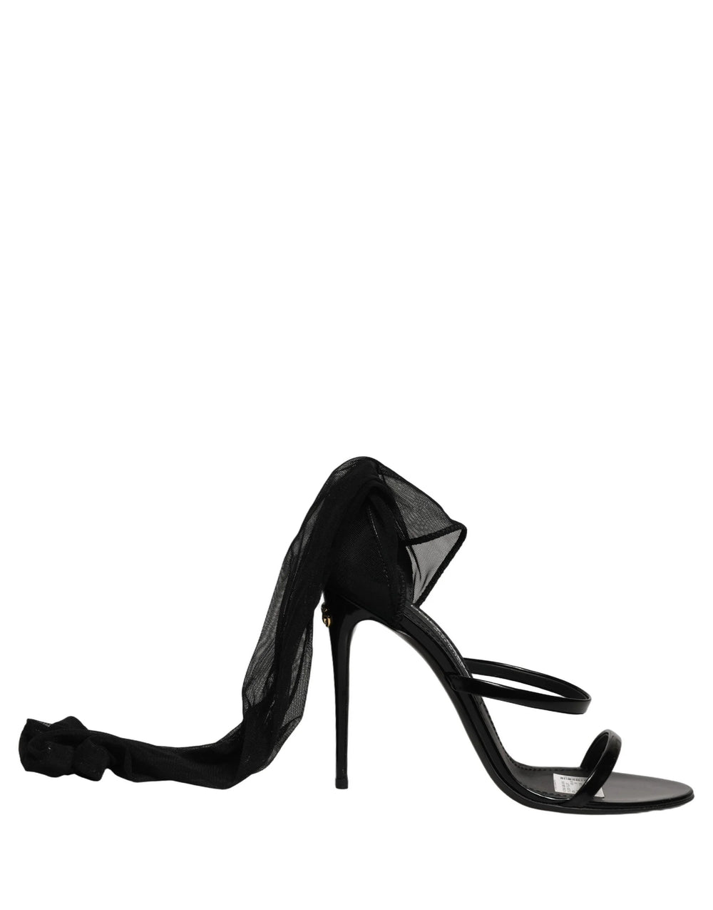 Dolce & Gabbana Stilettosandalien mit Socken, schwarze Overknee-Stiefel - EU38/US7.5