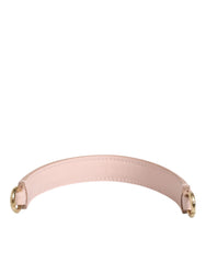 Dolce & Gabbana Strap Pink Leather Gold Tone Big Bag Handle Shoulder Strap - Handbag & Wallet Accessories