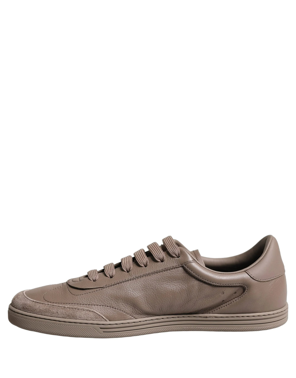 Dolce & Gabbana Taupe Saint Tropez Low Top Sneakers Shoes - EU41.5/US8.5