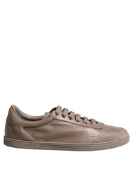 Dolce & Gabbana Taupe Saint Tropez Low Top Sneakers Shoes - EU41.5/US8.5