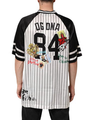 Dolce & Gabbana Tradizione Graffiti Print Oversized Men T-shirt - IT50 | L