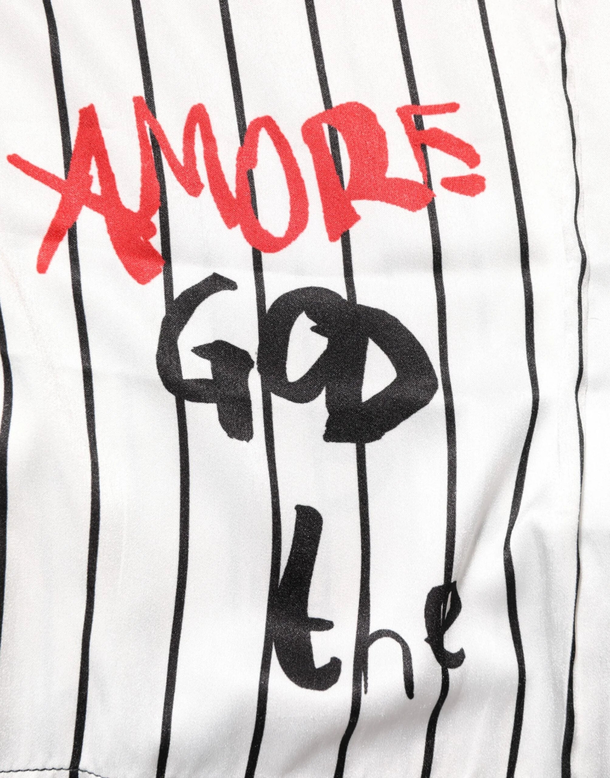 Dolce & Gabbana Tradizione Graffiti Print Oversized Men T-shirt - IT50 | L - T-Shirts