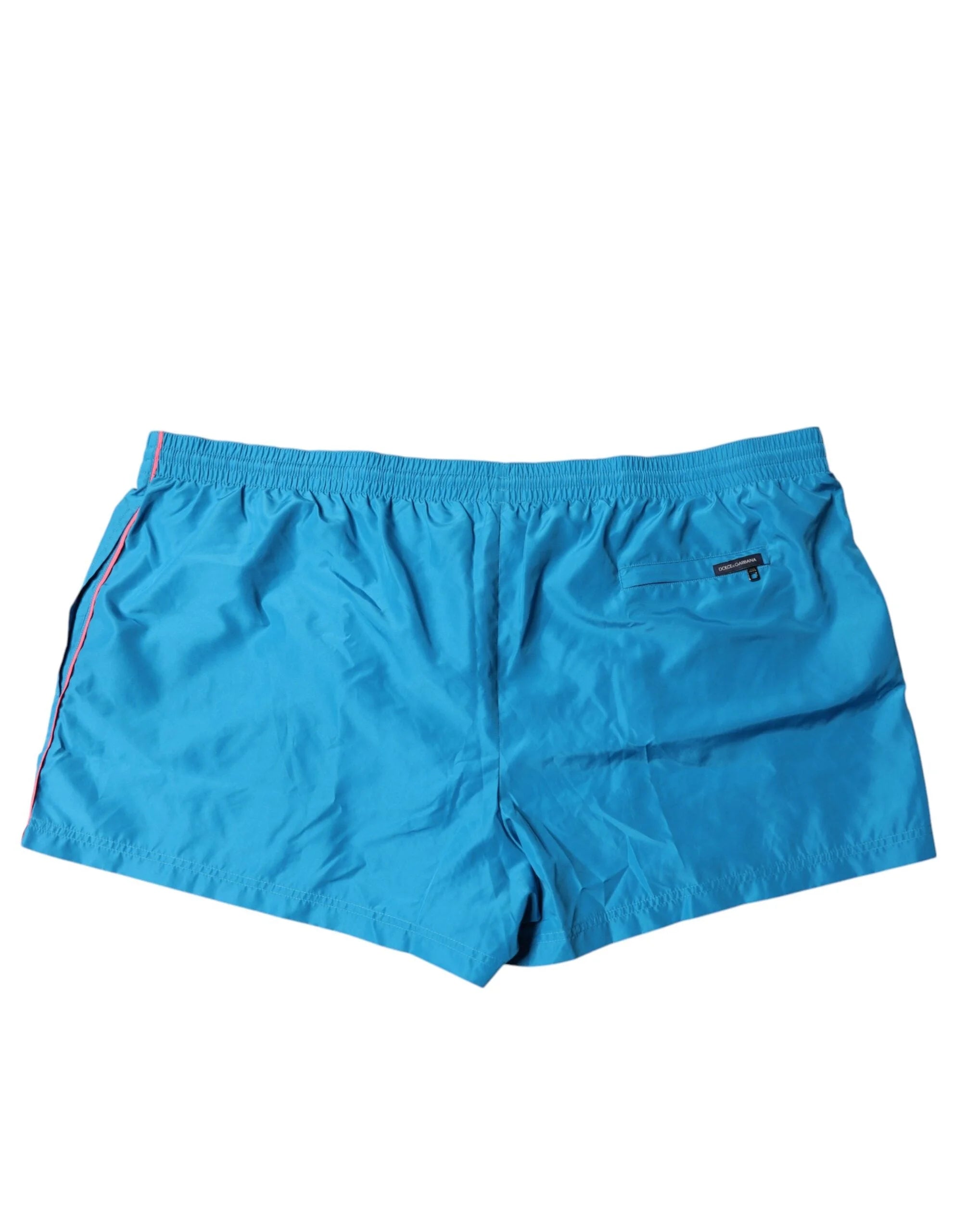 Dolce & Gabbana Turquoise Logo Beachwear Shorts 2Pc Swimwear - IT10 / US4XL - Swim Boxers
