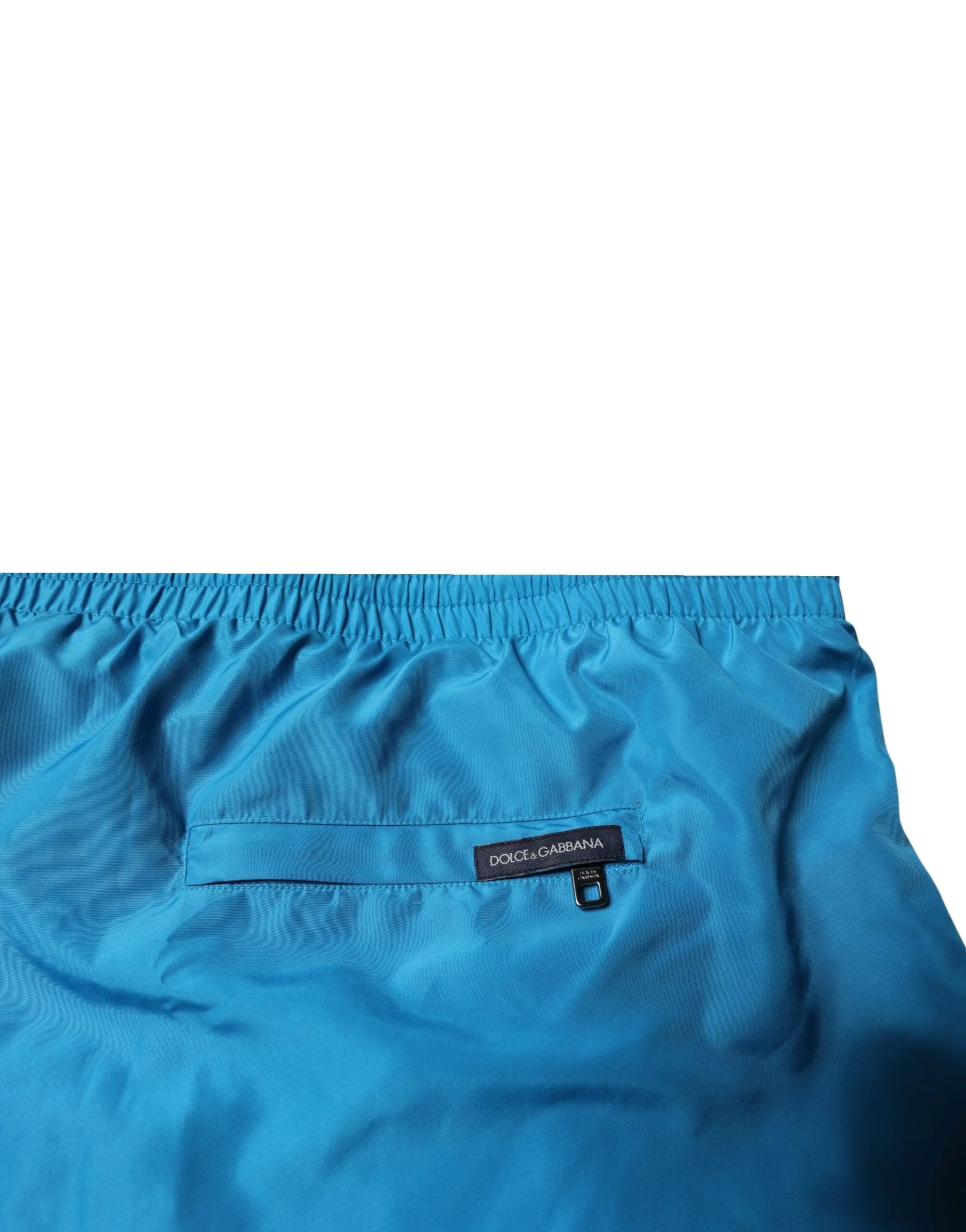Dolce & Gabbana Turquoise Logo Beachwear Shorts 2Pc Swimwear - IT10 / US4XL